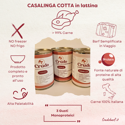 Casalinga Cotta (No Frigo) - Maiale - in Lattina (400 gr)